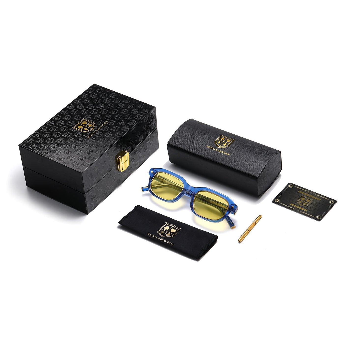 No.28 "Bulletproof" Limited Edition Sunglasses - Deep Sea Blue Color
