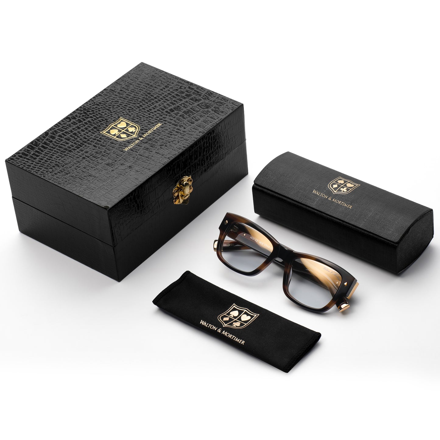 UV protection EYEWEAR Mr.One Two Havana SUNGLASSES ,WALTON & MORTIMER
