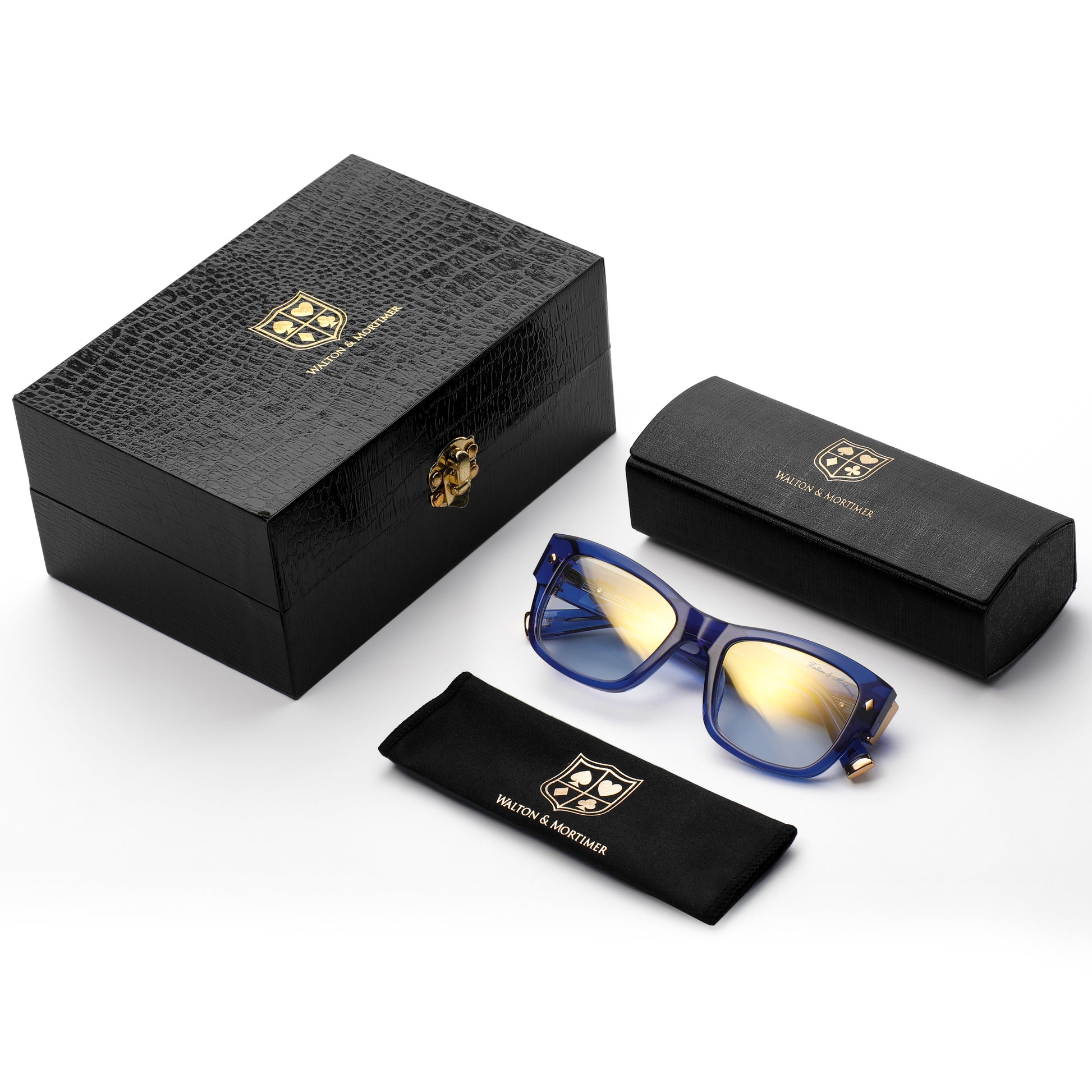 UV protection EYEWEAR Mr.One Two Midnight SUNGLASSES ,WALTON & MORTIMER
