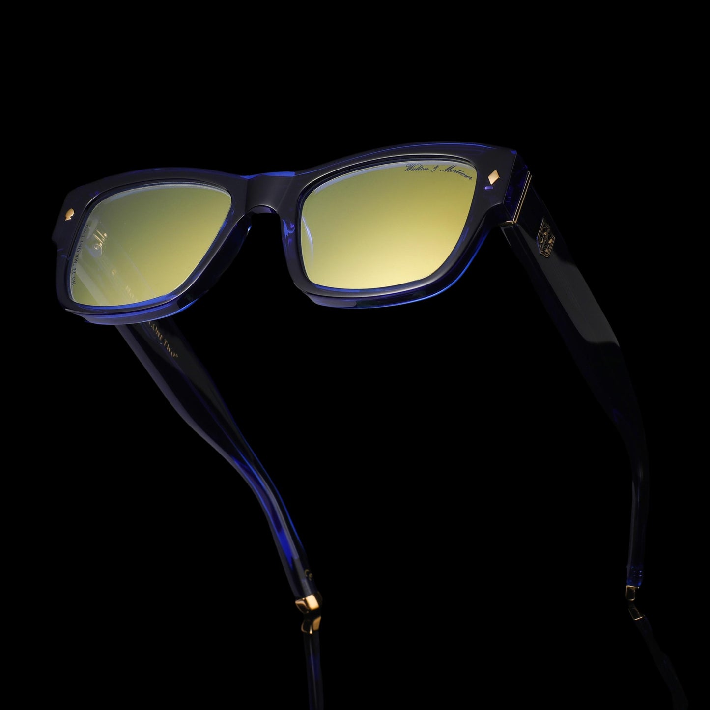 Walton & Mortimer NO. 12: " Mr.One Two" Midnight Blue Limited Edition Photochromic Sunglasses