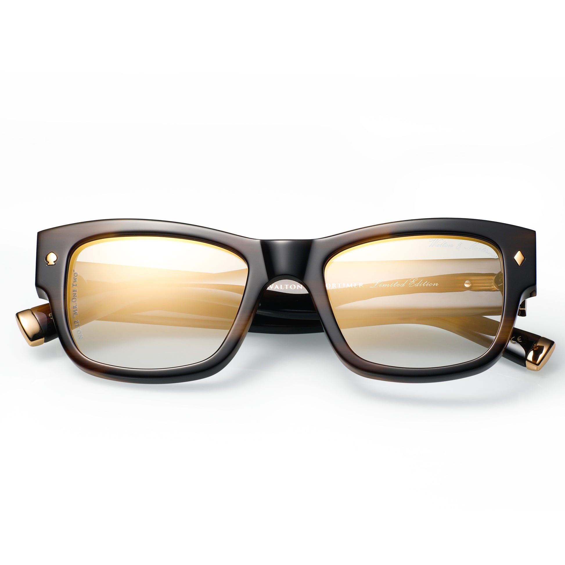 UV protection EYEWEAR Mr.One Two Havana SUNGLASSES ,WALTON & MORTIMER