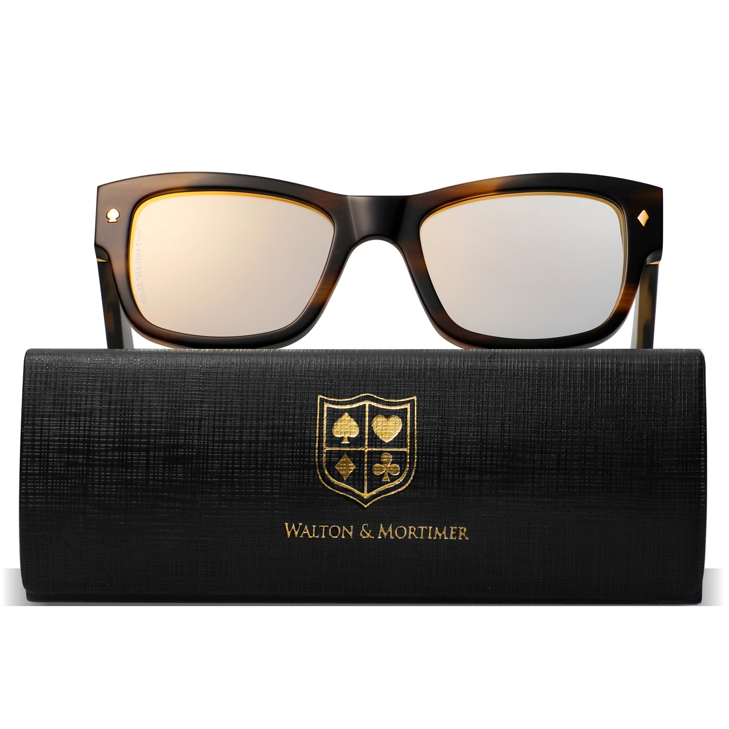 UV protection EYEWEAR Mr.One Two Havana SUNGLASSES ,WALTON & MORTIMER