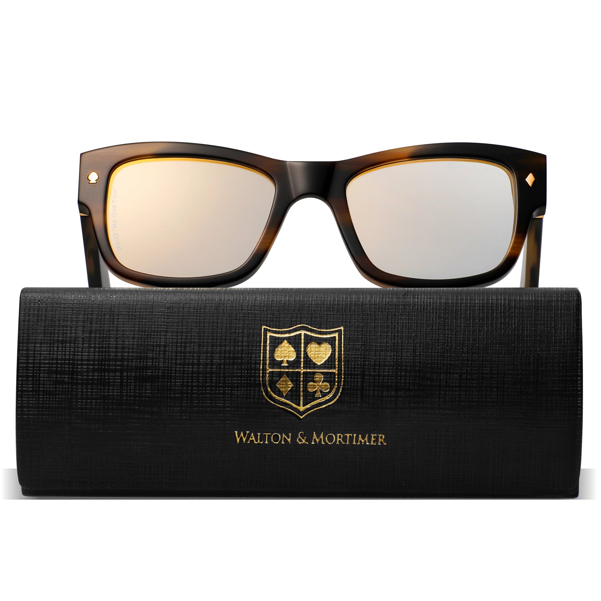 UV protection EYEWEAR Mr.One Two Havana SUNGLASSES ,WALTON & MORTIMER