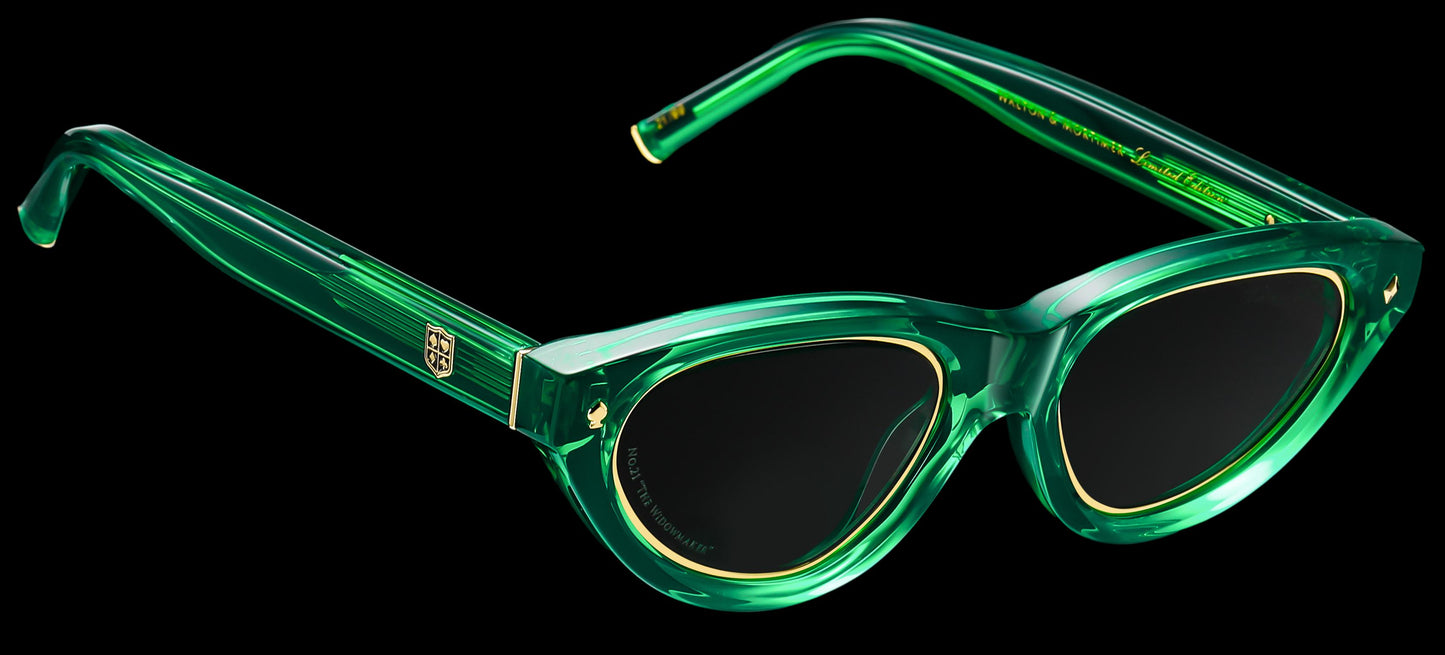 Walton & Mortimer NO. 21 “The Widowmaker” Poison Green Limited Edition Sunglasses