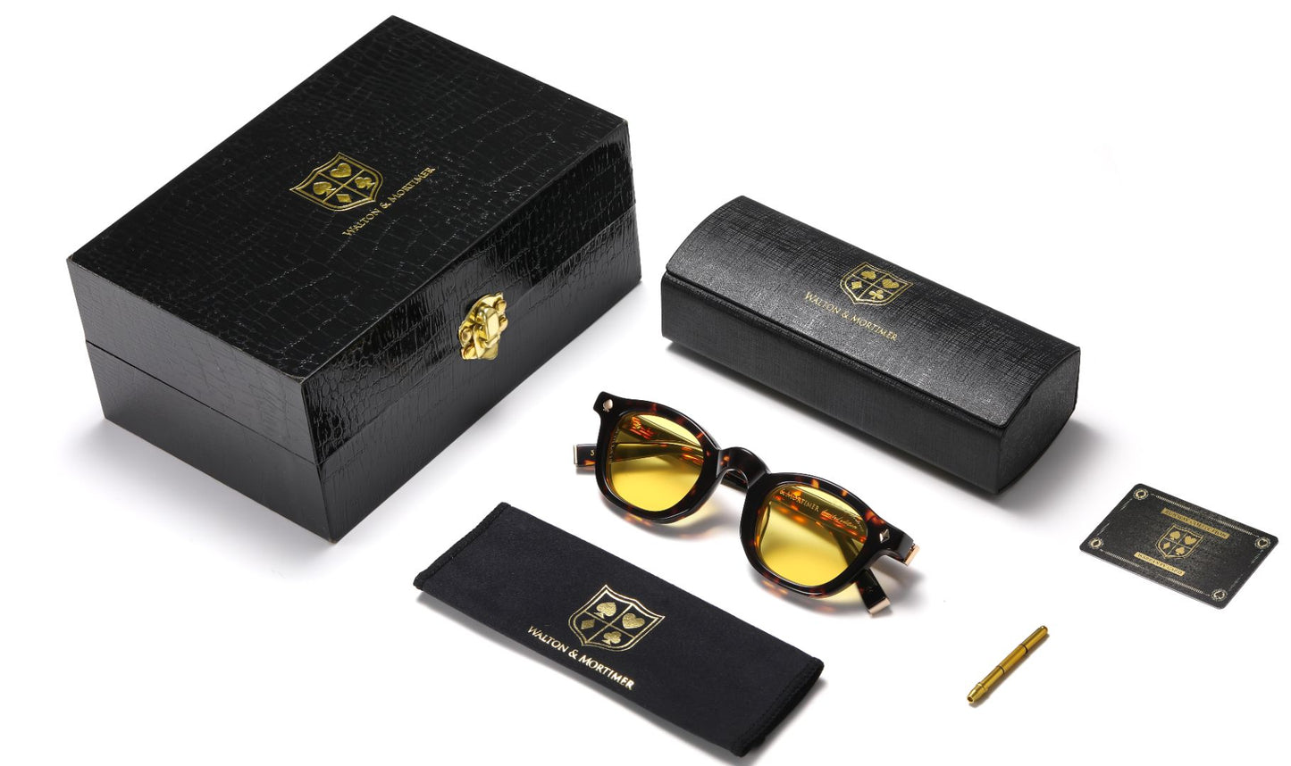 Walton & Mortimer NO. 20 "Keaton" Havana Summer Sunglasses