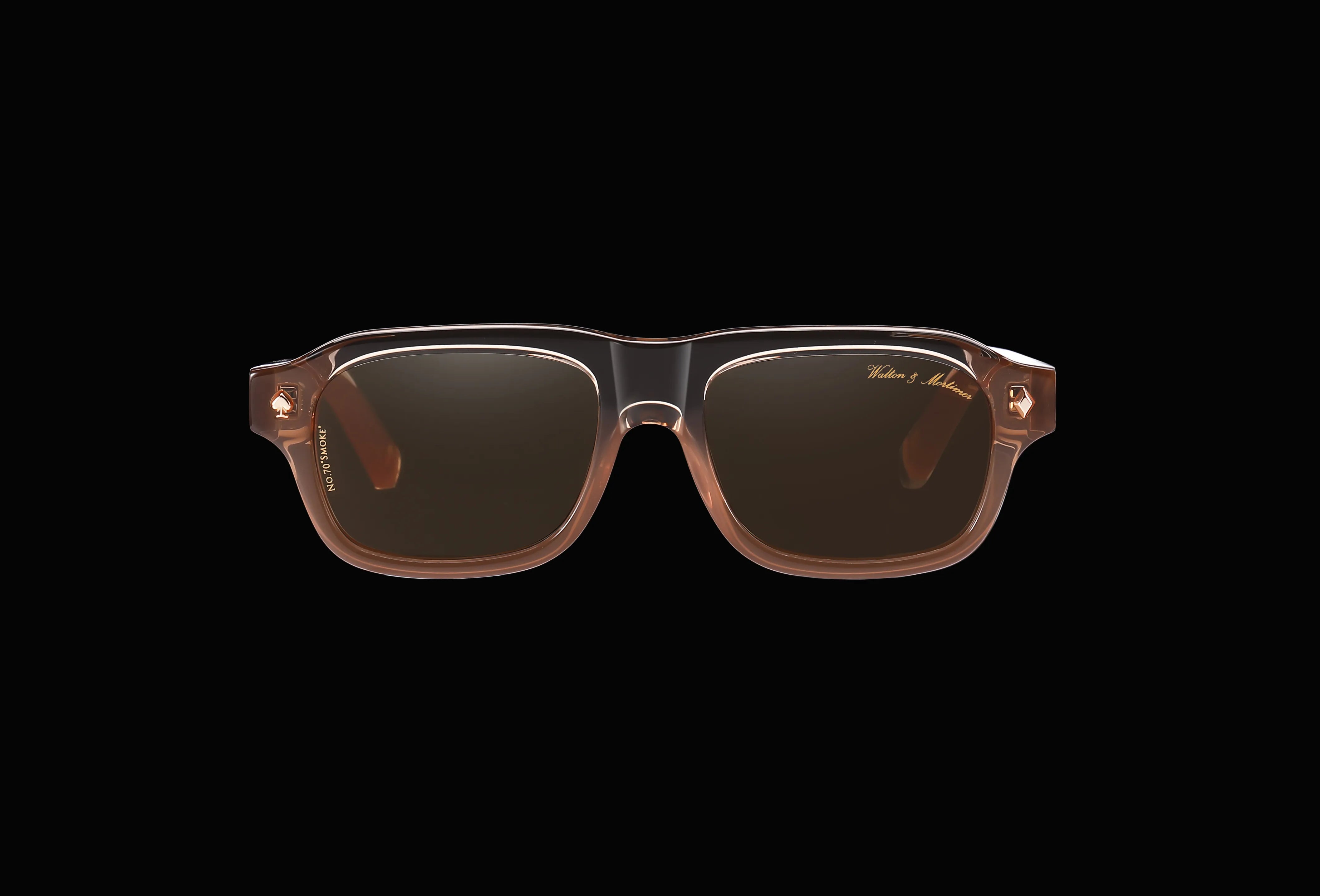 Walton & Mortimer No.70 “Smoke” – Onyx Ombre Limited Edition Sunglasses