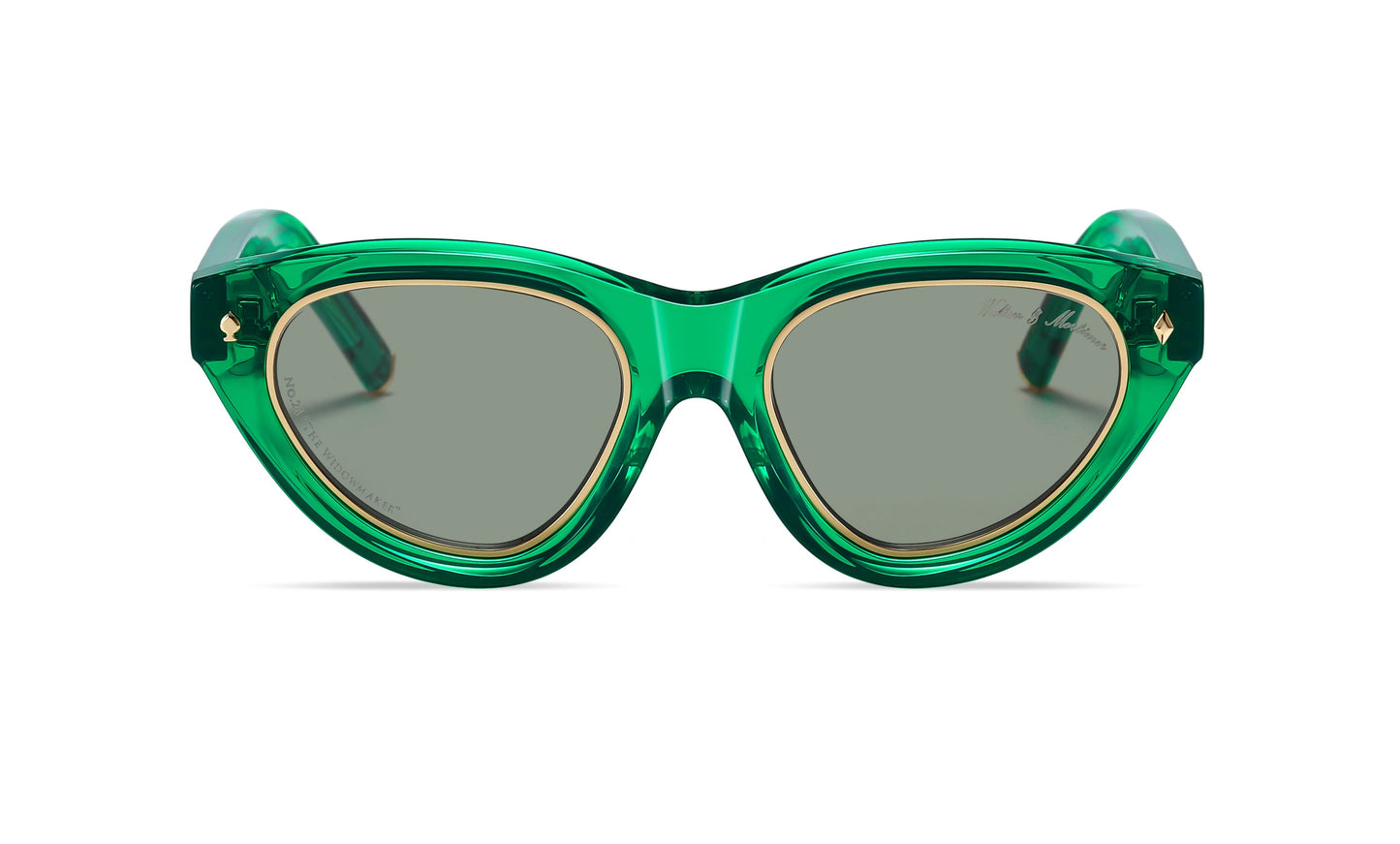 Walton & Mortimer NO. 21 “The Widowmaker” Poison Green Limited Edition Sunglasses