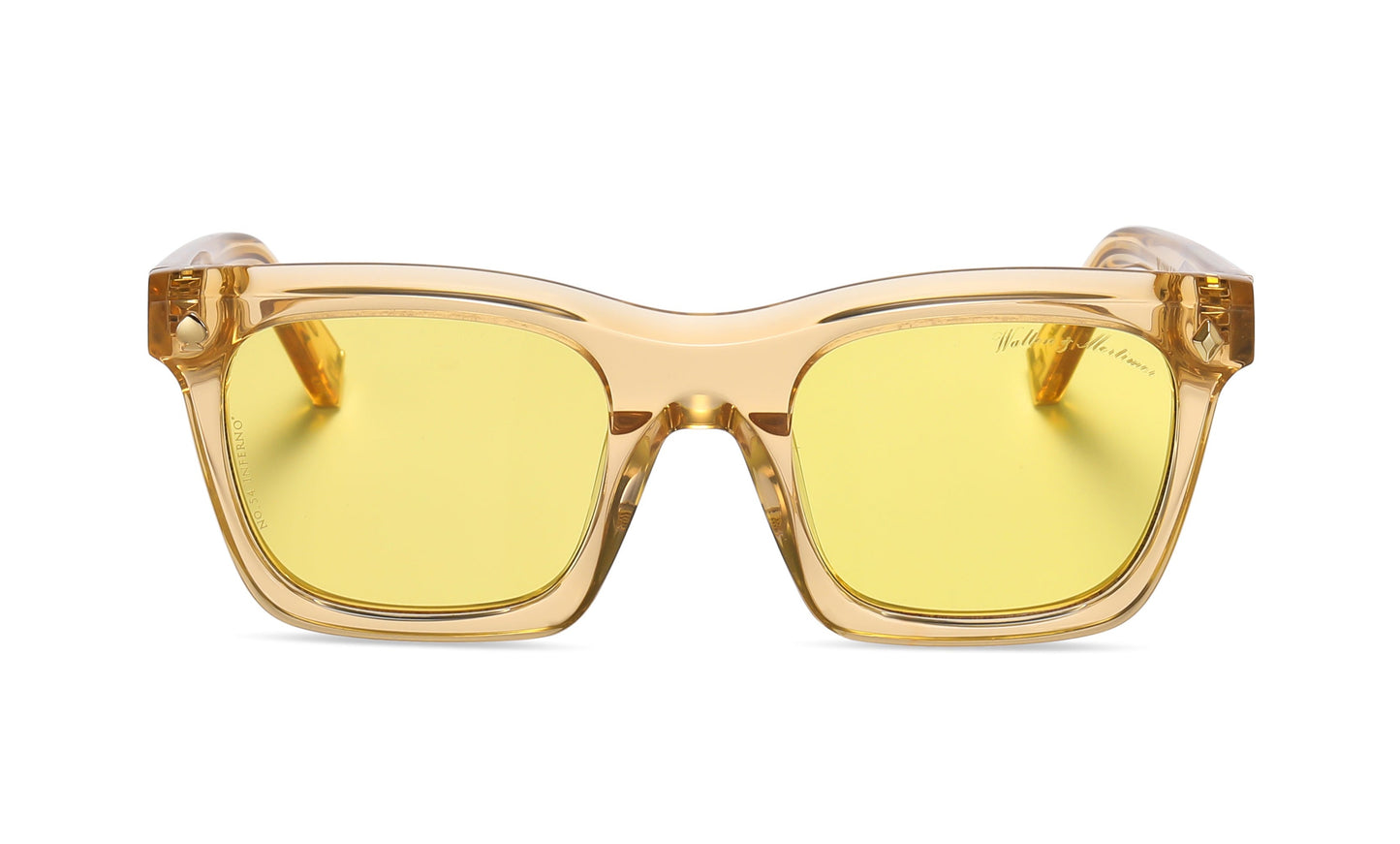 Walton & Mortimer NO. 54: "Inferno" Champagne Shimmer Sunglasses