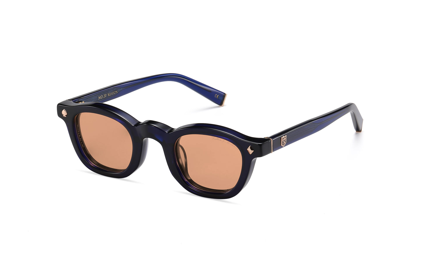 Walton & Mortimer NO. 20 "Keaton" Midnight Blue Sunglasses