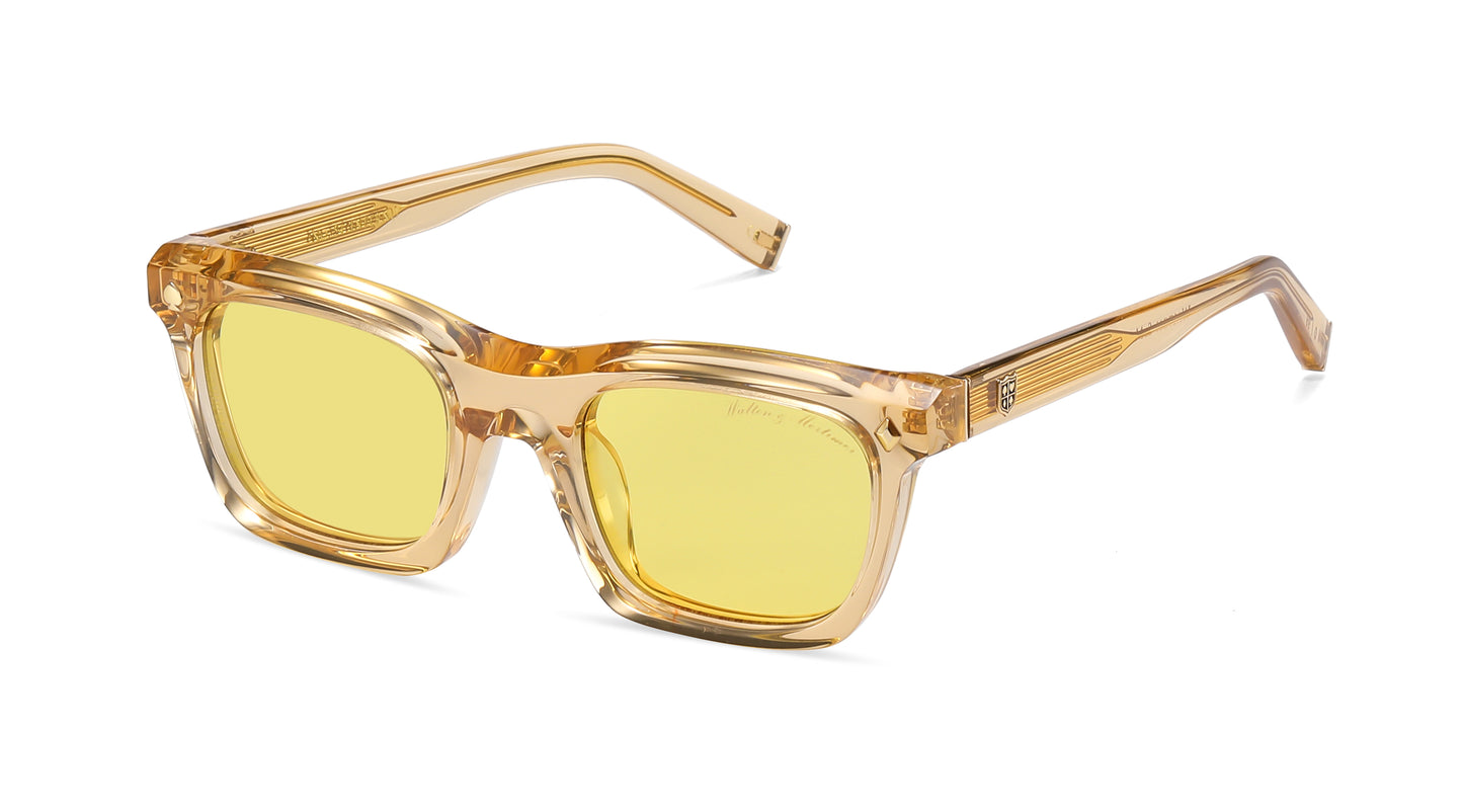 Walton & Mortimer NO. 54: "Inferno" Champagne Shimmer Sunglasses