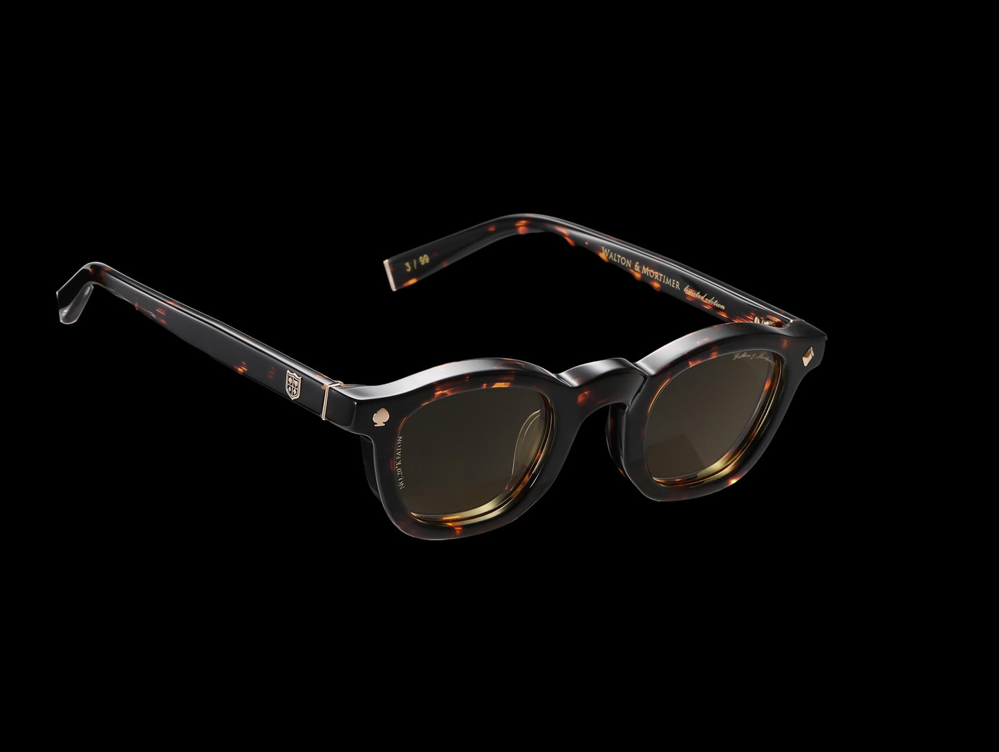 Walton & Mortimer NO. 20 "Keaton" Havana Summer Sunglasses
