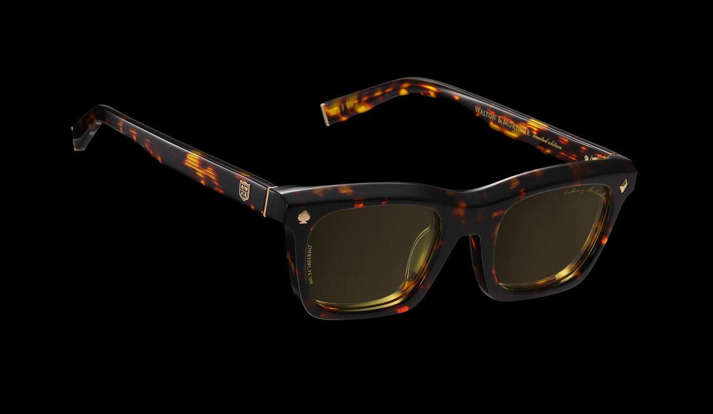 Walton & Mortimer NO. 54: " Inferno" Cuban Havana Sunglasses
