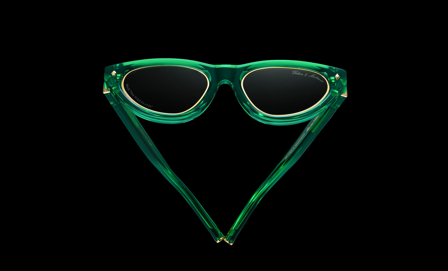 Walton & Mortimer NO. 21 “The Widowmaker” Poison Green Limited Edition Sunglasses