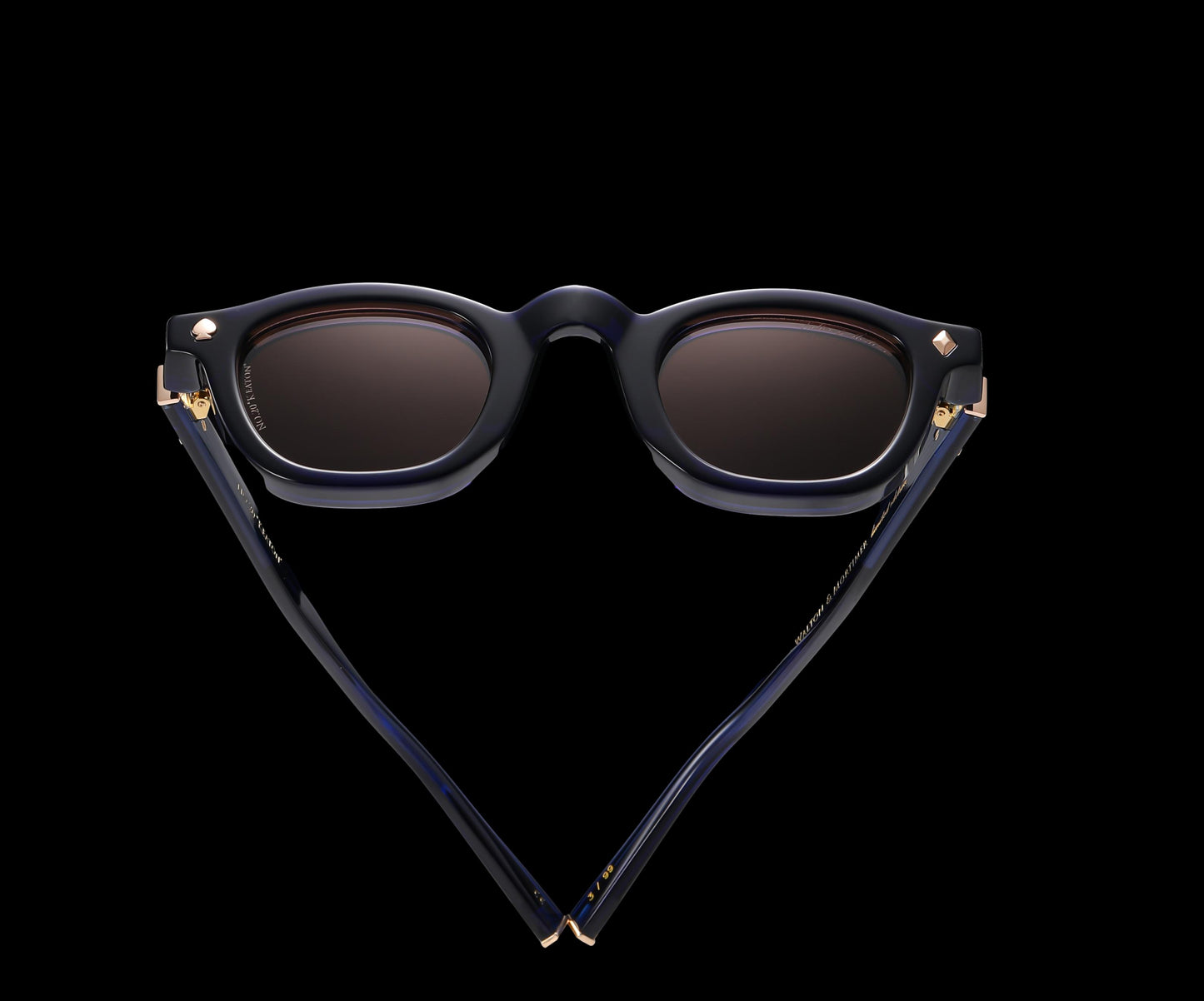 Walton & Mortimer NO. 20 "Keaton" Midnight Blue Sunglasses