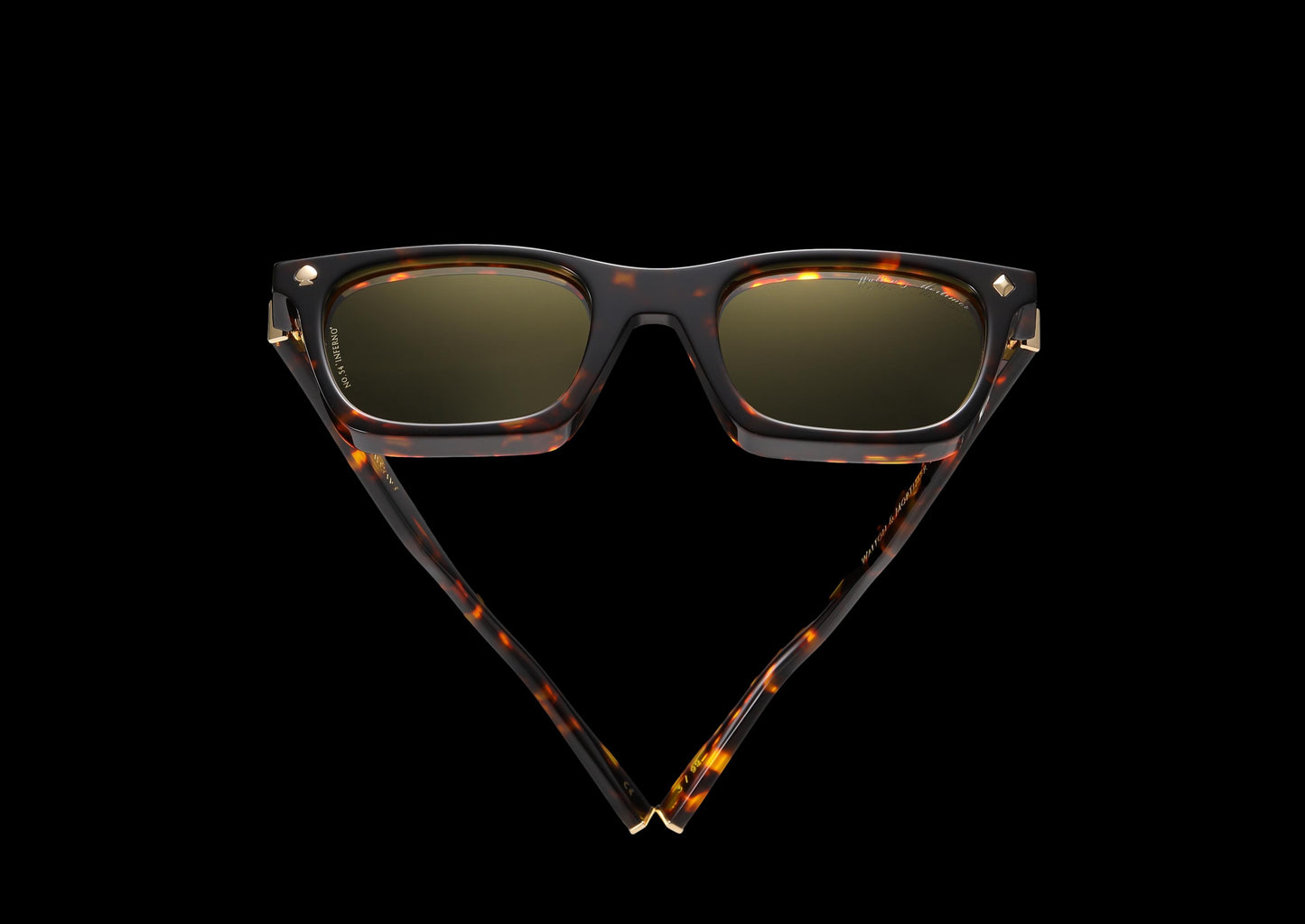 Walton & Mortimer NO. 54: " Inferno" Cuban Havana Sunglasses