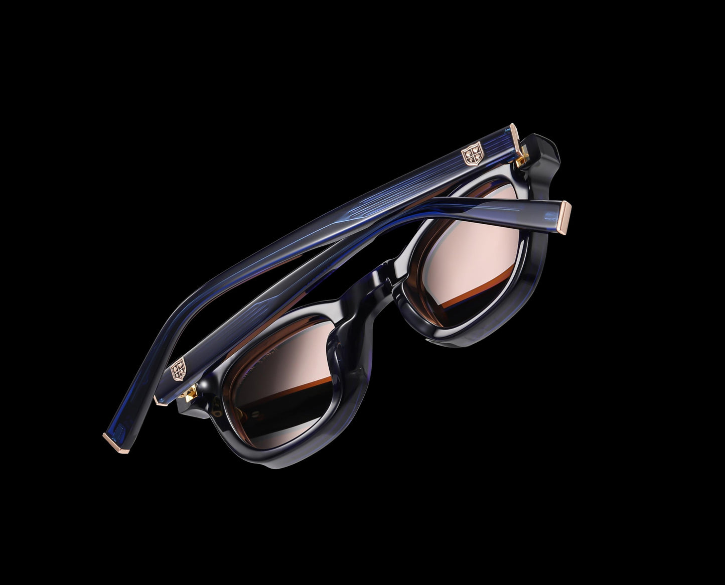 Walton & Mortimer NO. 20 "Keaton" Midnight Blue Sunglasses