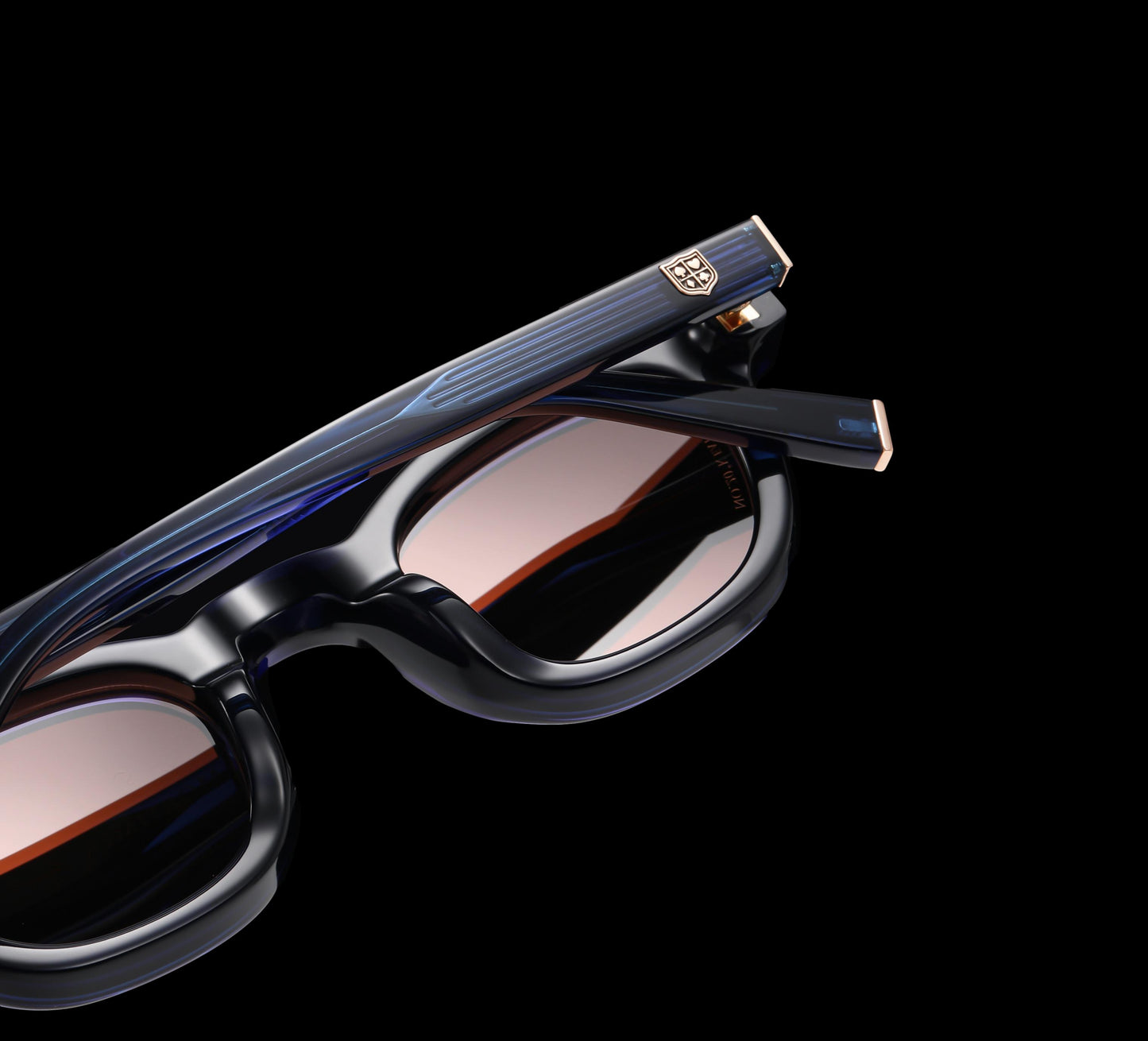 Walton & Mortimer NO. 20 "Keaton" Midnight Blue Sunglasses
