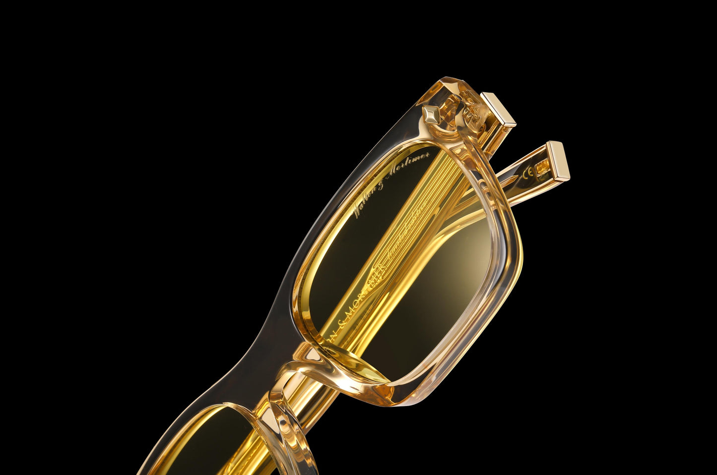 Walton & Mortimer NO. 54: "Inferno" Champagne Shimmer Sunglasses