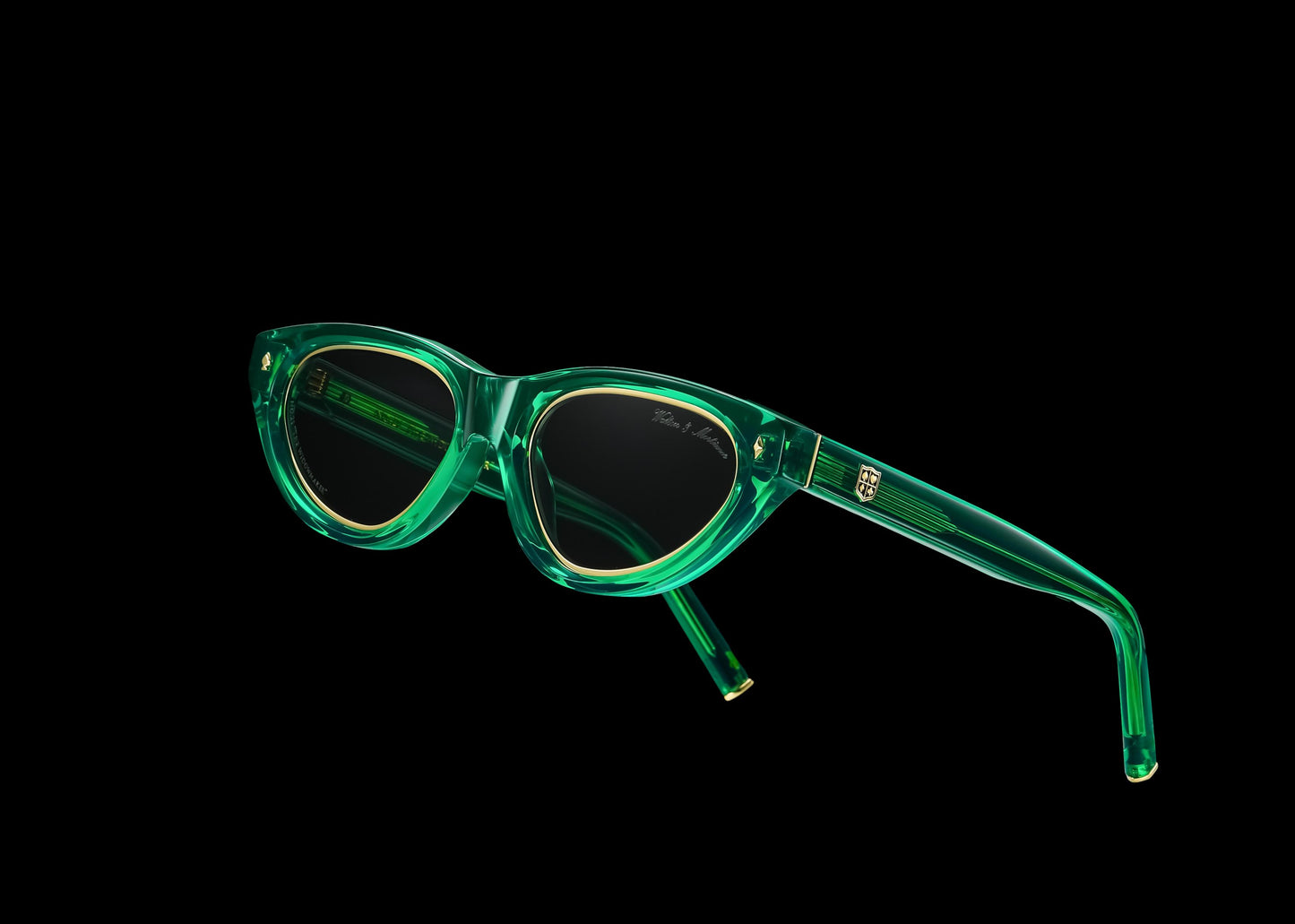 Walton & Mortimer NO. 21 “The Widowmaker” Poison Green Limited Edition Sunglasses