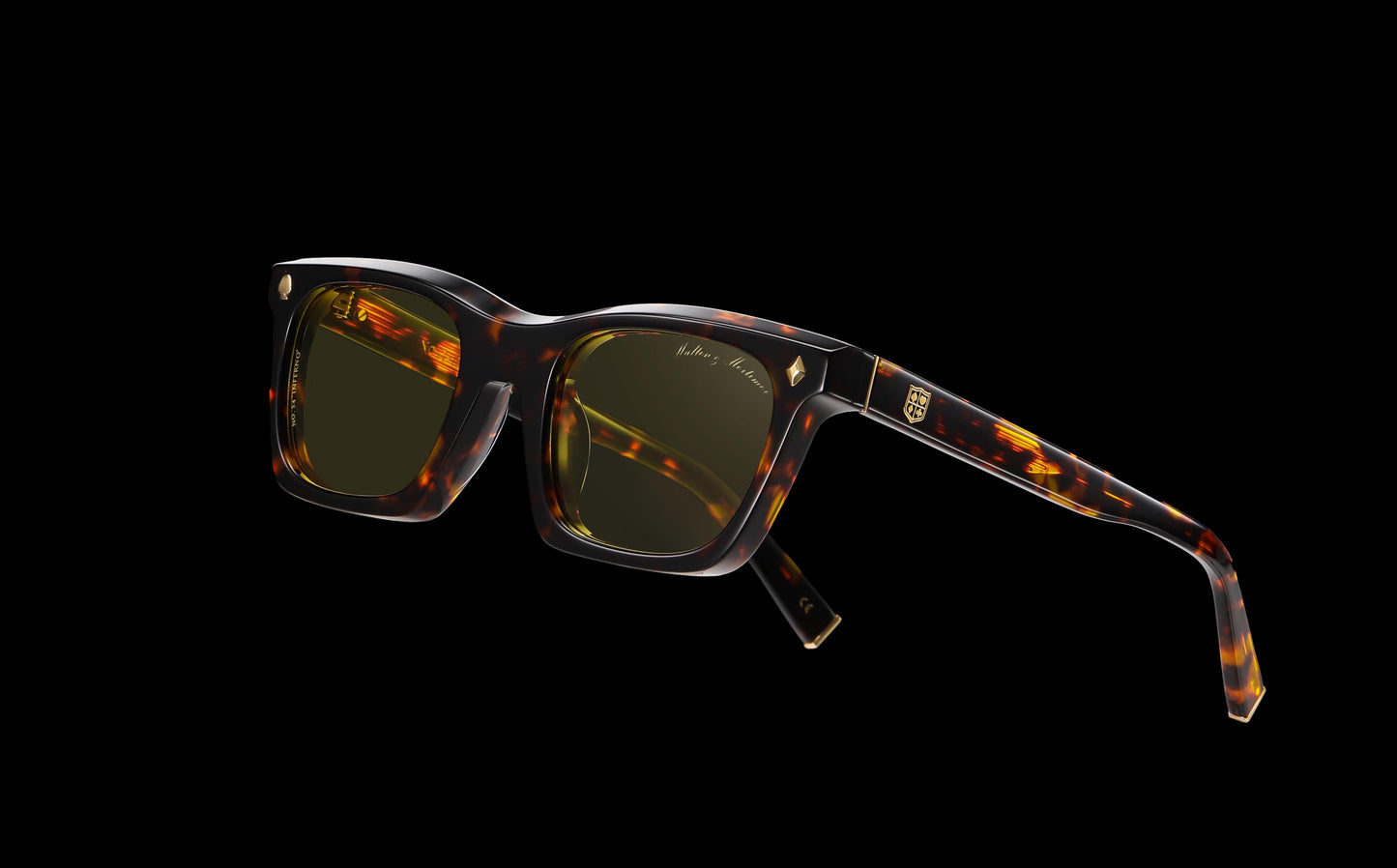 Walton & Mortimer NO. 54: " Inferno" Cuban Havana Sunglasses