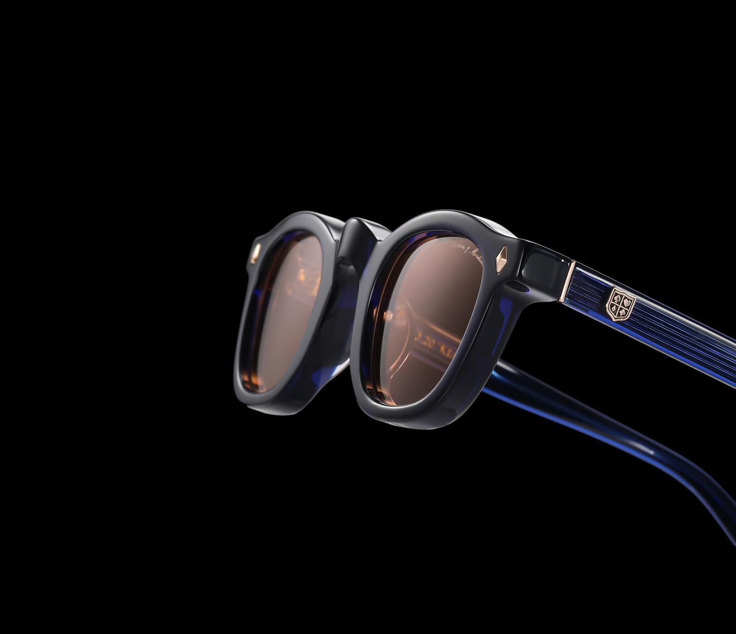 Walton & Mortimer NO. 20 "Keaton" Midnight Blue Sunglasses