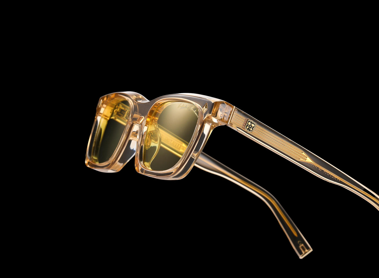 Walton & Mortimer NO. 54: "Inferno" Champagne Shimmer Sunglasses