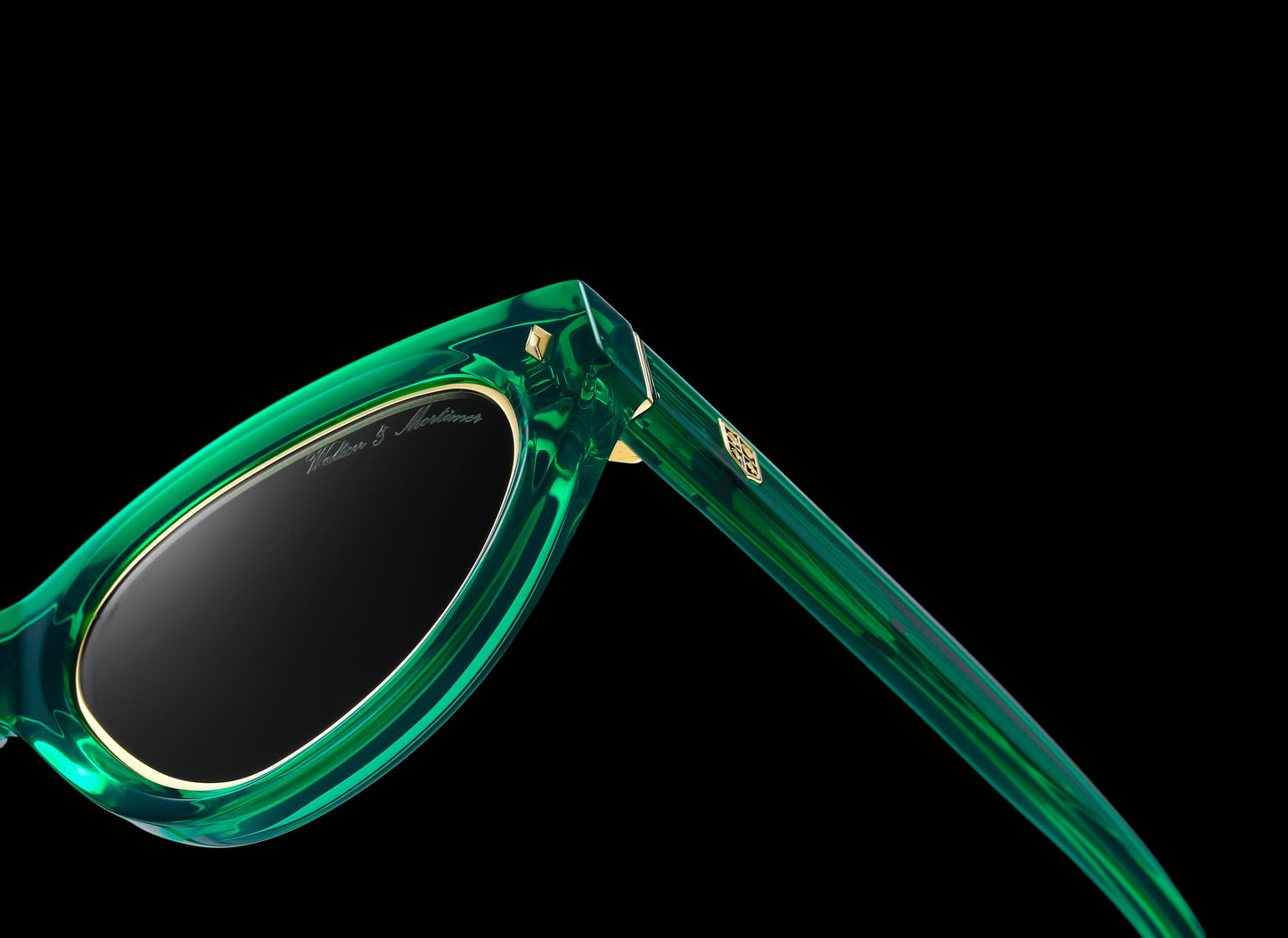 Walton & Mortimer NO. 21 “The Widowmaker” Poison Green Limited Edition Sunglasses
