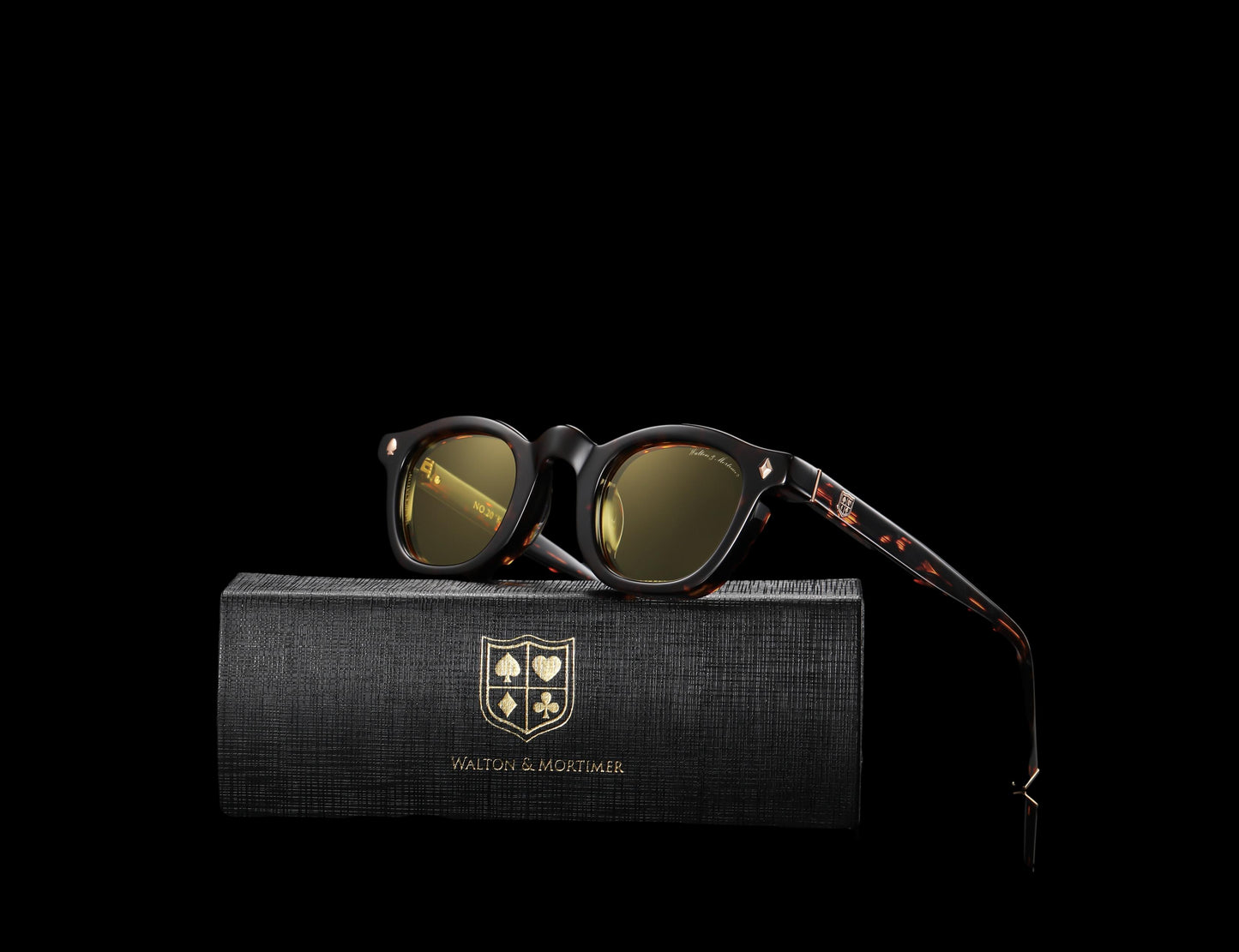 Walton & Mortimer NO. 20 "Keaton" Havana Summer Sunglasses