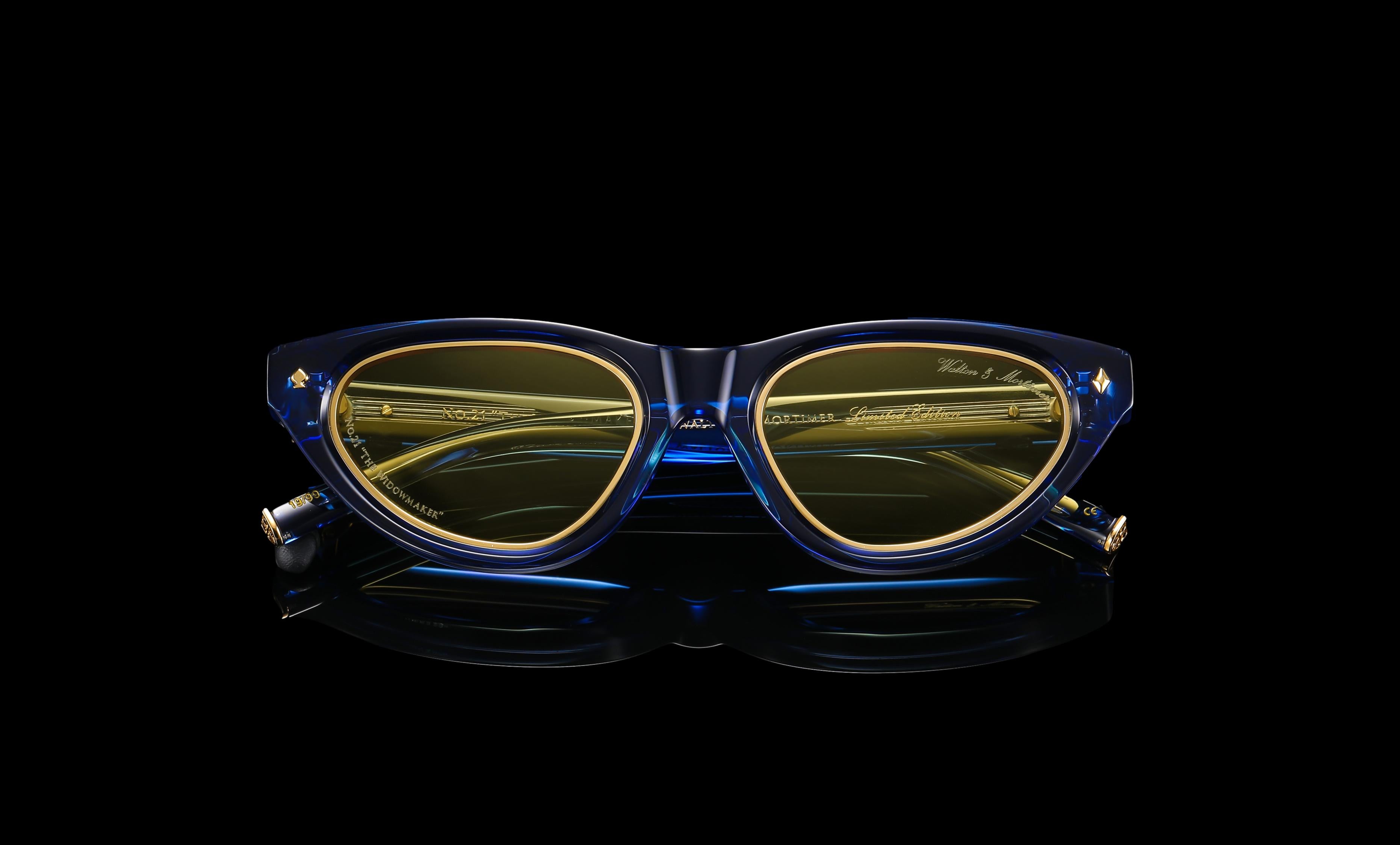 Walton & Mortimer NO. 21 “The Widowmaker” Midnight Blue Limited Edition Sunglasses