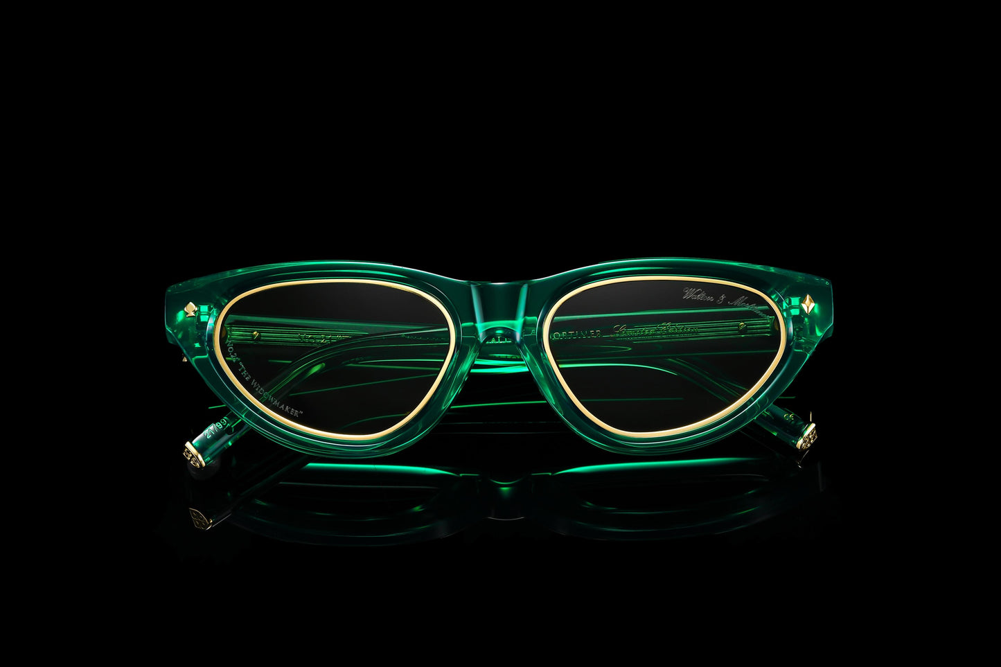 Walton & Mortimer NO. 21 “The Widowmaker” Poison Green Limited Edition Sunglasses