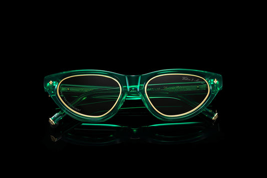 Walton & Mortimer NO. 21 “The Widowmaker” Poison Green Limited Edition Sunglasses