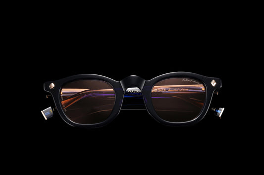 Walton & Mortimer NO. 20 "Keaton" Midnight Blue Sunglasses