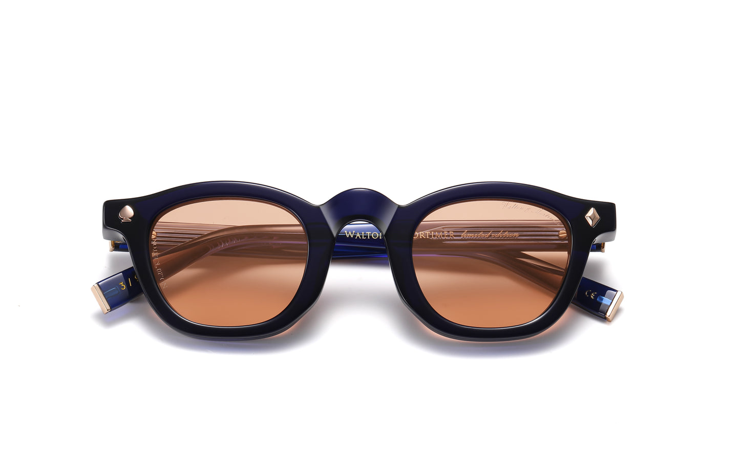 Walton & Mortimer NO. 20 "Keaton" Midnight Blue Sunglasses