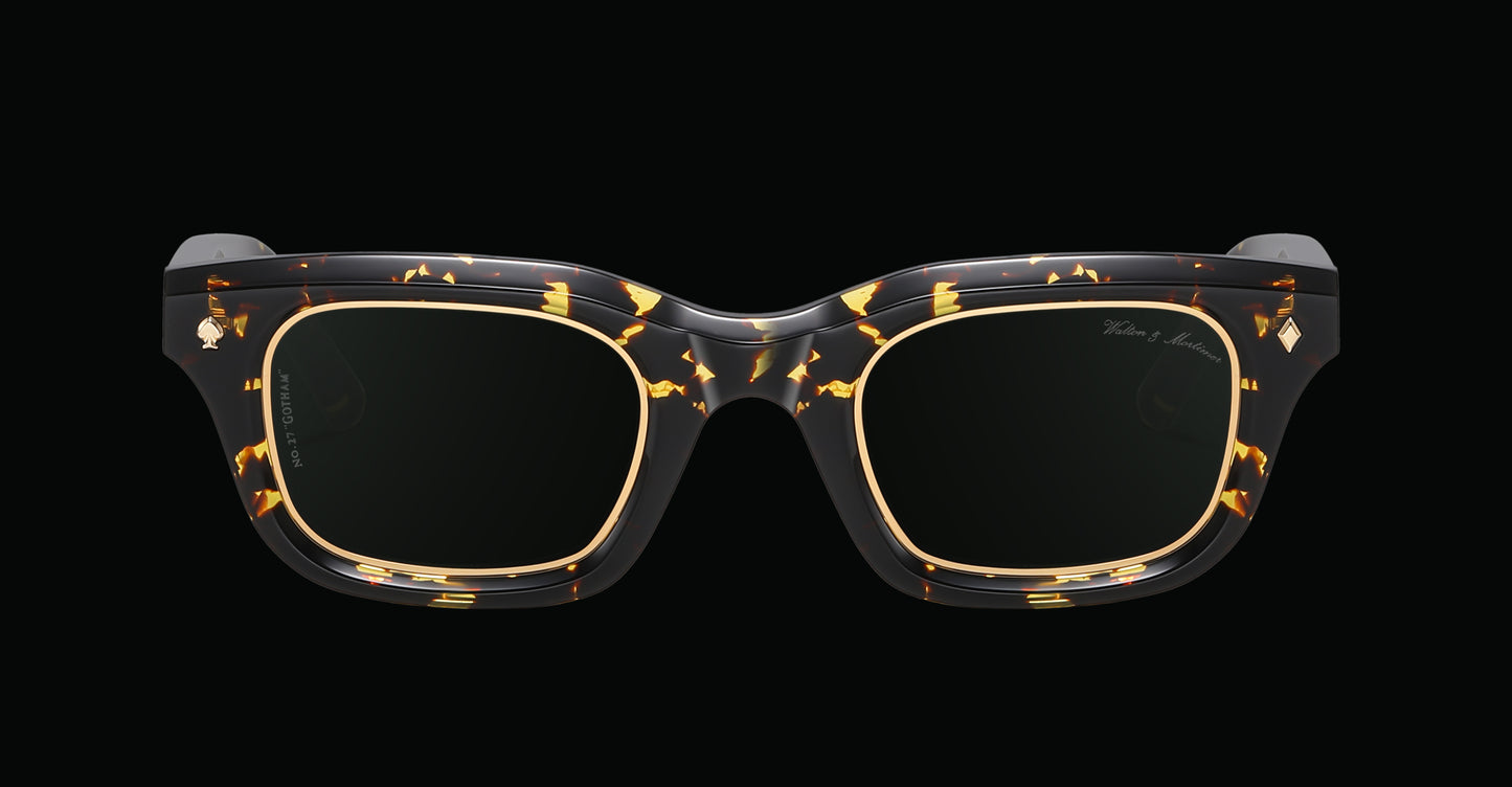 No.27 "Gotham" Limited Edition Sunglasses - Havana Rum Color
