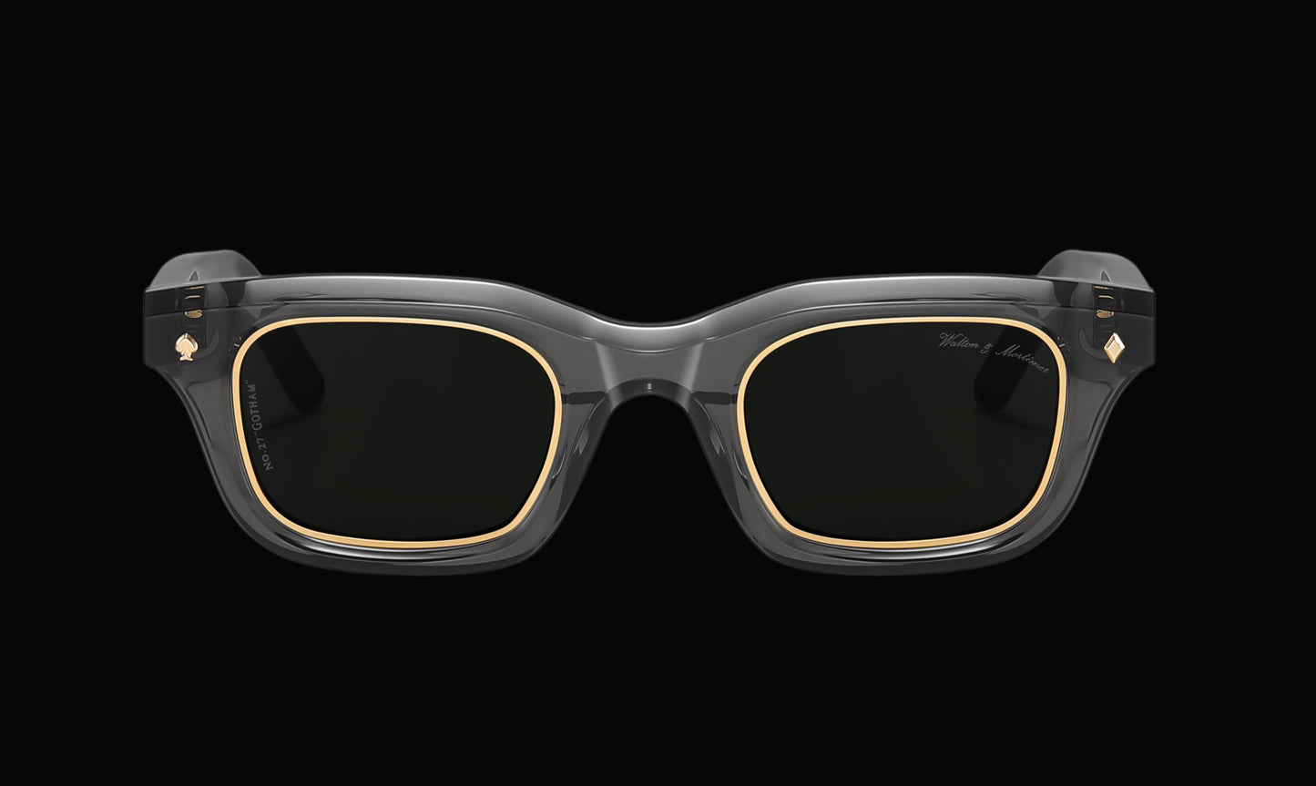 No.27 "Gotham" Limited Edition Sunglasses - Stormy Grey Color