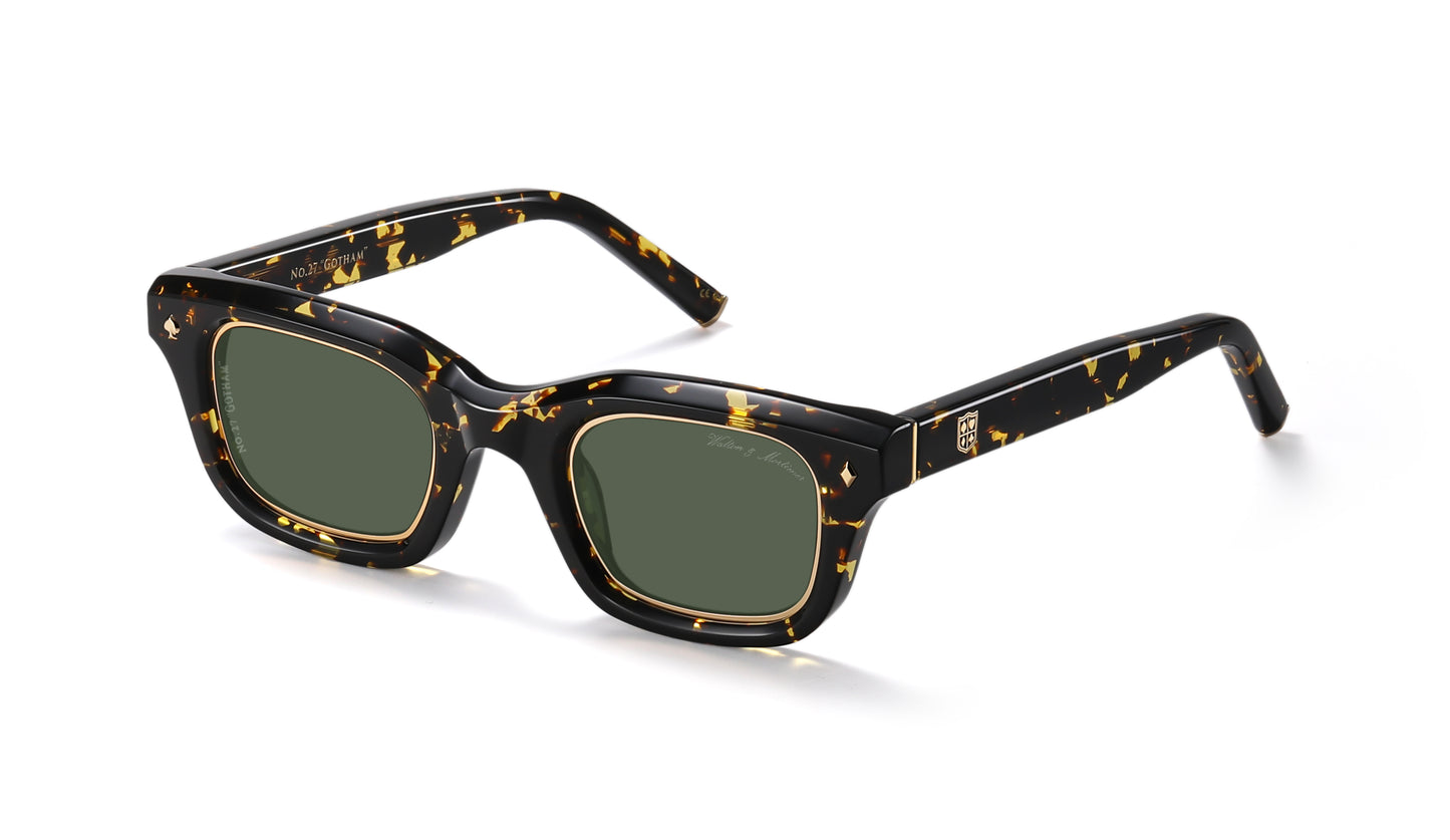 No.27 "Gotham" Limited Edition Sunglasses - Havana Rum Color