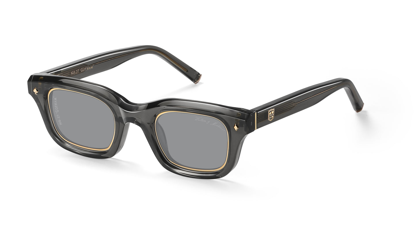 No.27 "Gotham" Limited Edition Sunglasses - Stormy Grey Color
