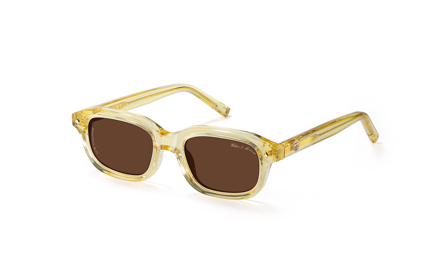 No.28 "Bulletproof" Limited Edition Sunglasses - Champagne Mist Color