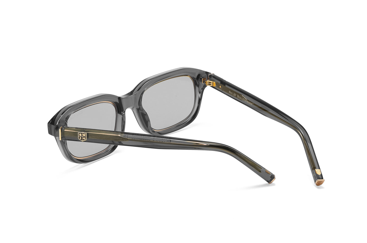 No.28 "Bulletproof" Limited Edition Sunglasses - Moon Gray Color