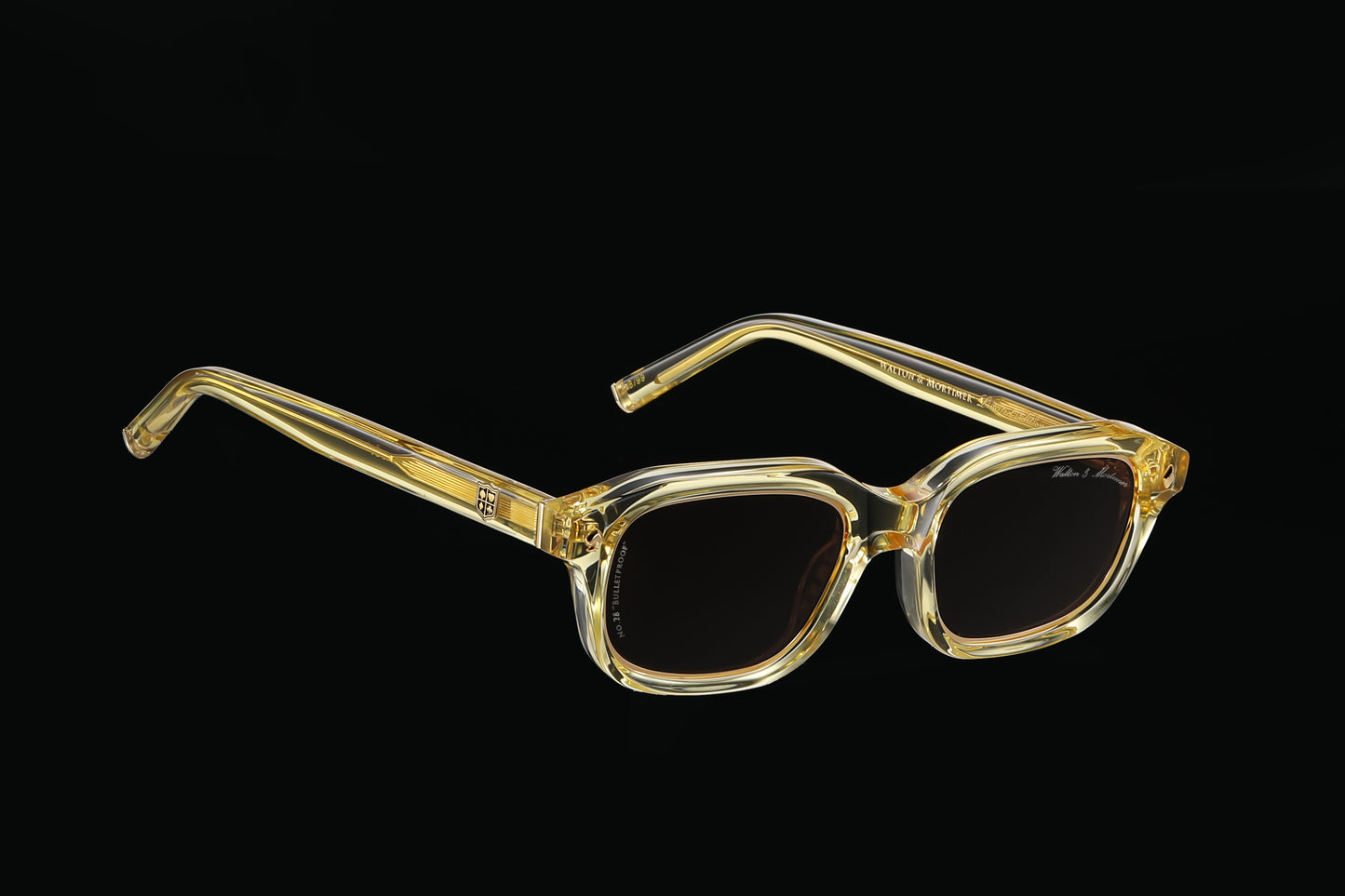 No.28 "Bulletproof" Limited Edition Sunglasses - Champagne Mist Color