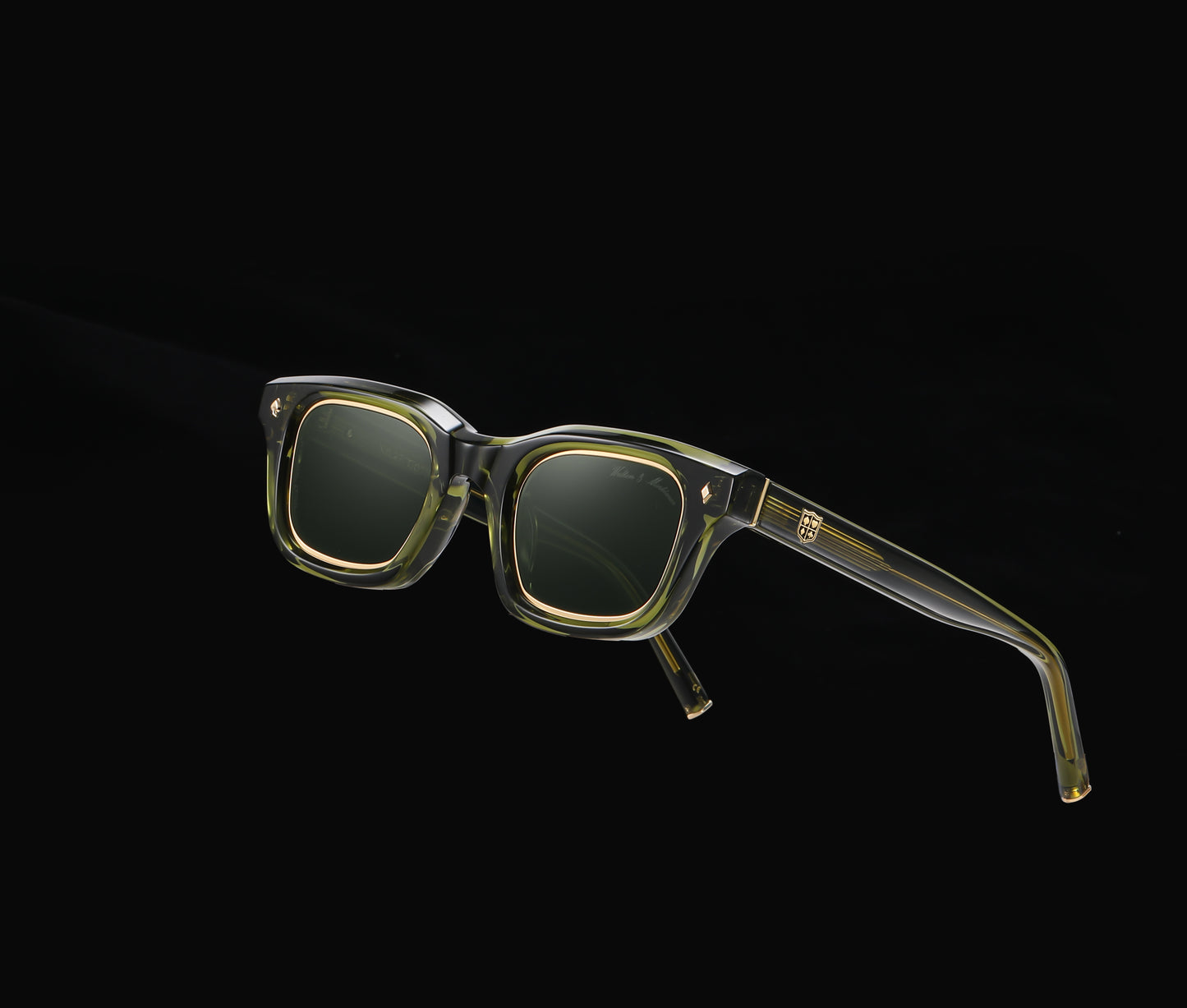 No.27 "Gotham" Limited Edition Sunglasses - Bosco Green Color
