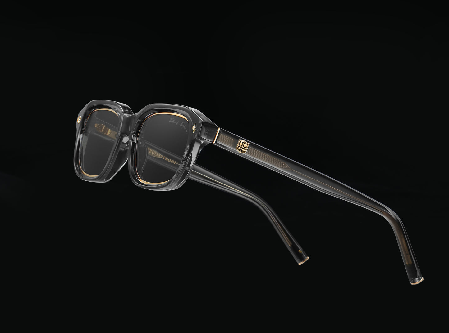No.28 "Bulletproof" Limited Edition Sunglasses - Moon Gray Color