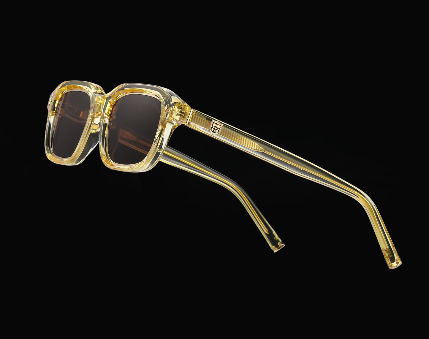 No.28 "Bulletproof" Limited Edition Sunglasses - Champagne Mist Color