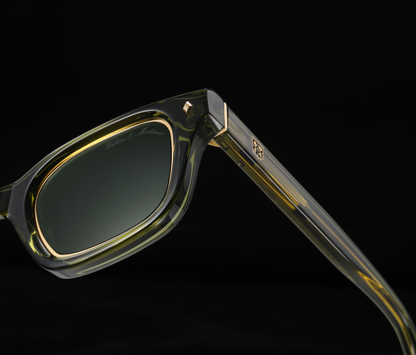No.27 "Gotham" Limited Edition Sunglasses - Bosco Green Color