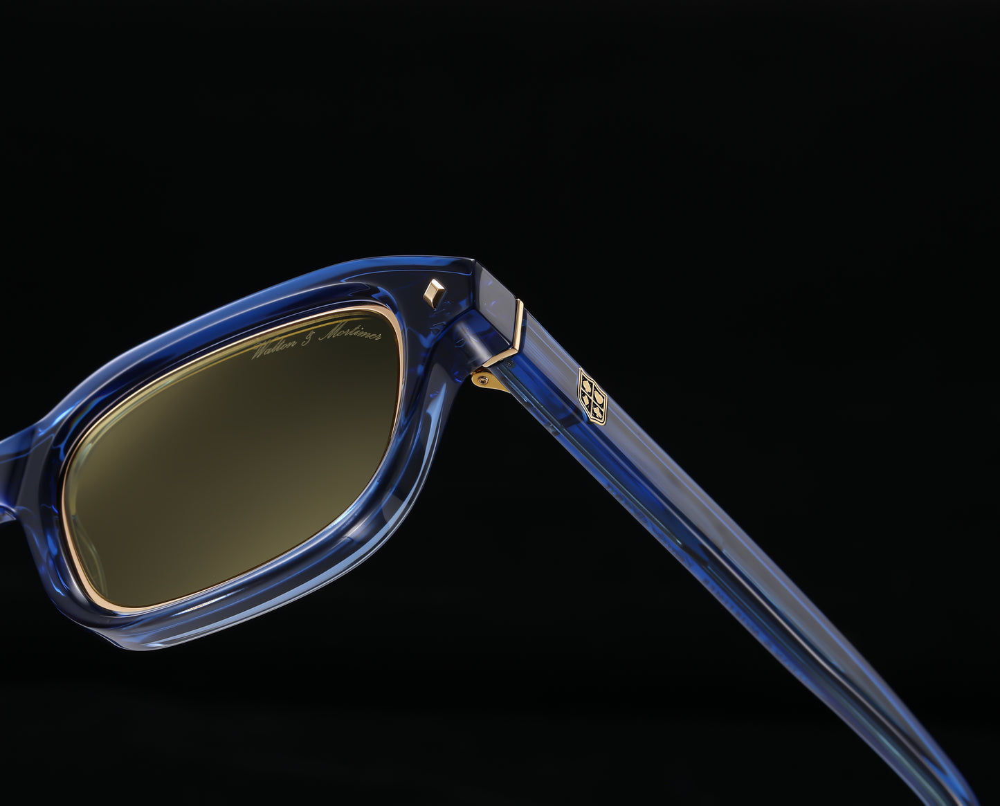 No.28 "Bulletproof" Limited Edition Sunglasses - Deep Sea Blue Color