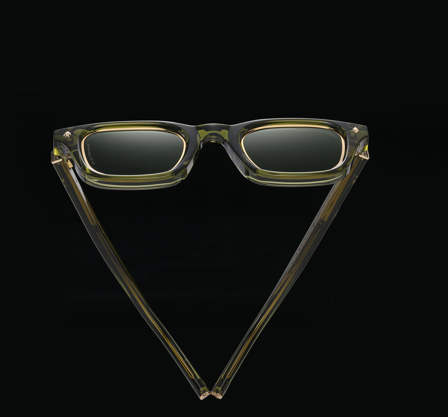 No.27 "Gotham" Limited Edition Sunglasses - Bosco Green Color