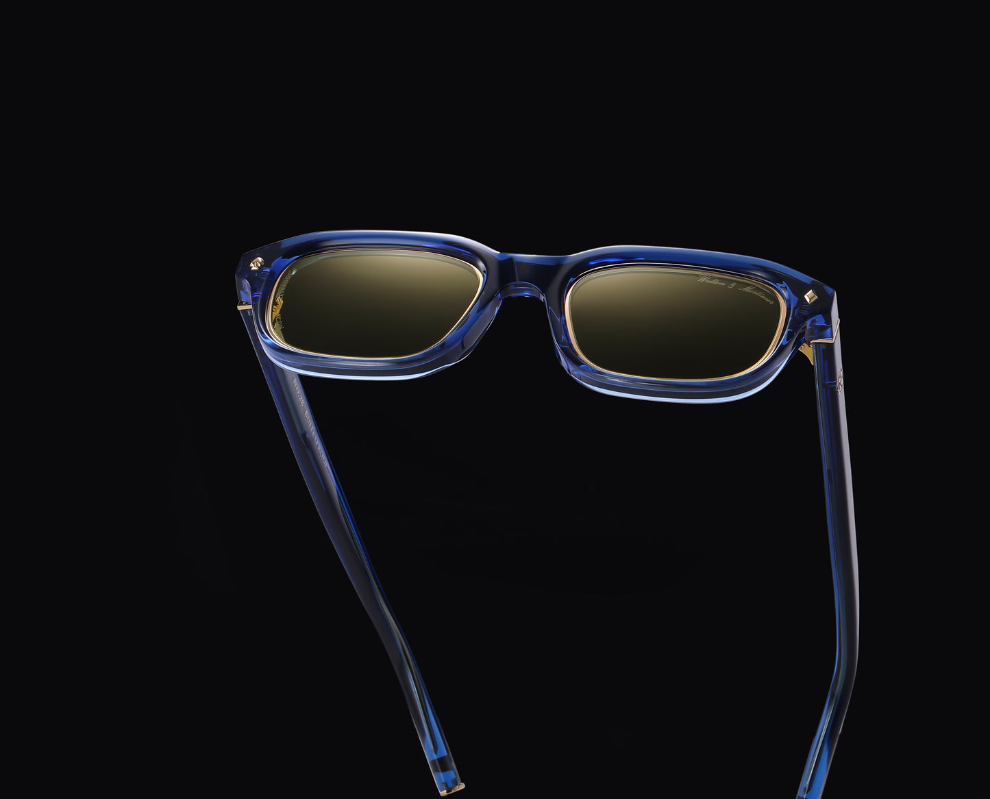 No.28 "Bulletproof" Limited Edition Sunglasses - Deep Sea Blue Color