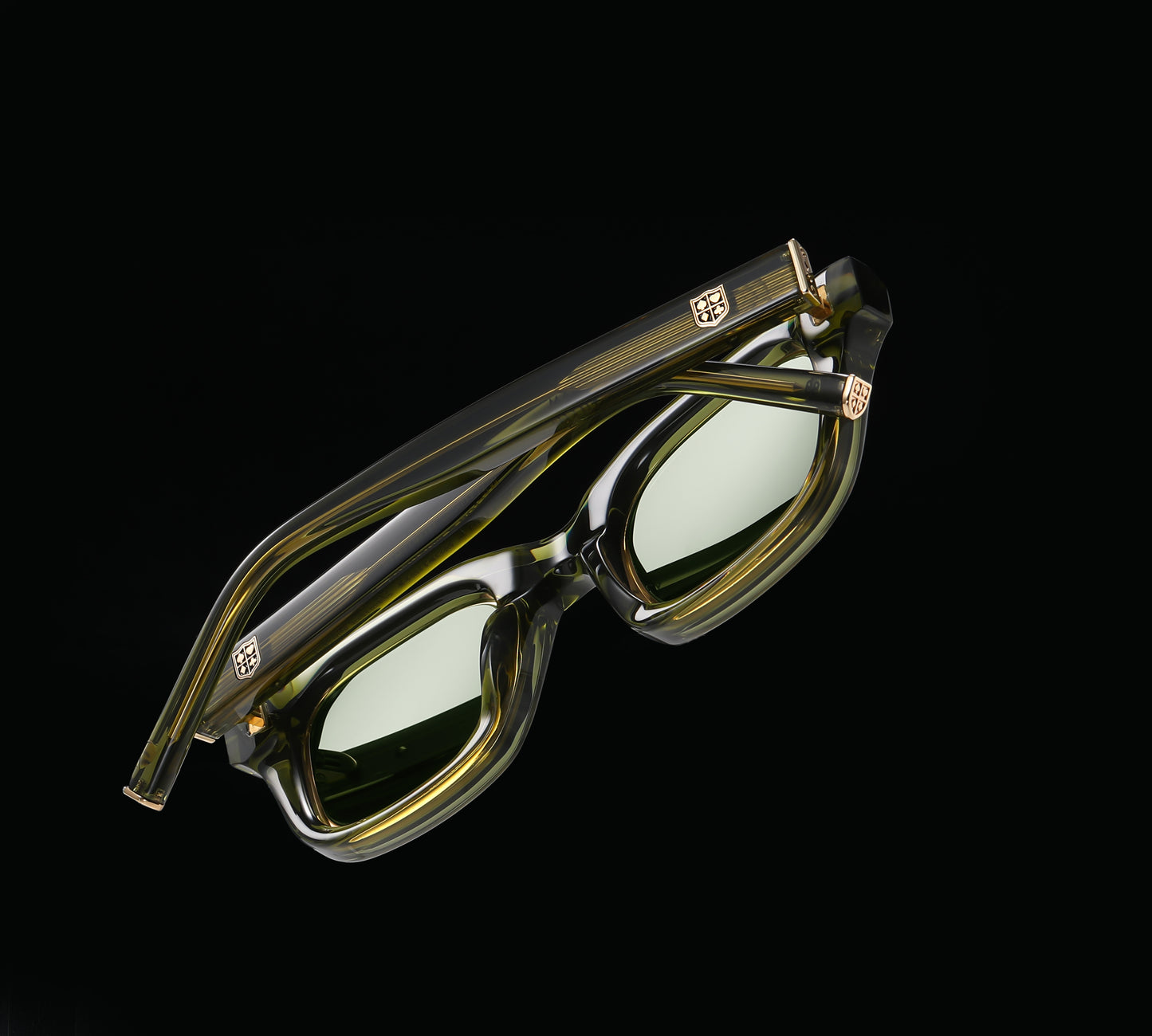 No.27 "Gotham" Limited Edition Sunglasses - Bosco Green Color