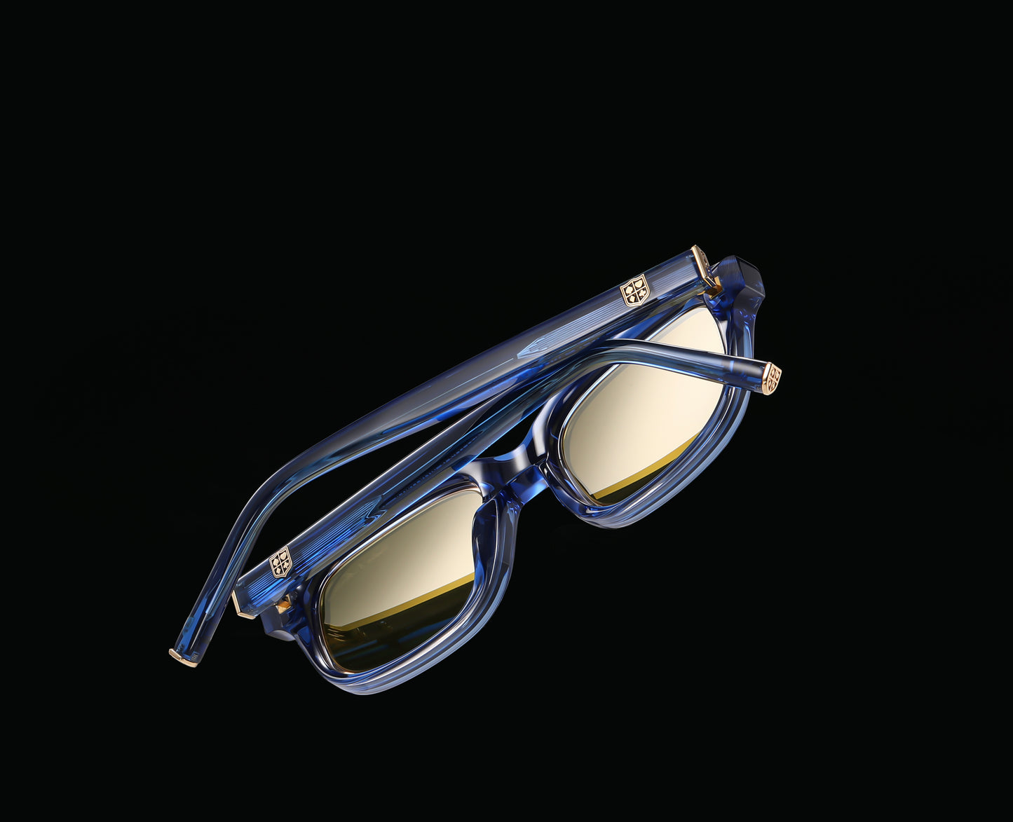 No.28 "Bulletproof" Limited Edition Sunglasses - Deep Sea Blue Color