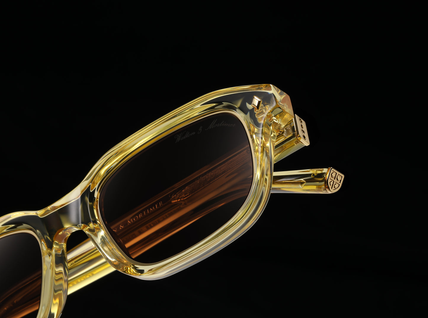 No.28 "Bulletproof" Limited Edition Sunglasses - Champagne Mist Color